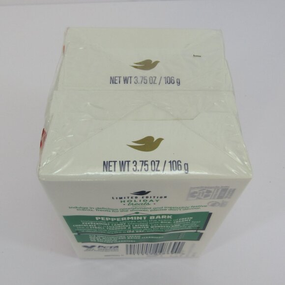 Dove Limited Edition Holiday Treats 2 Peppermint Bark & 1Sugar Cookie Beauty Bar - Picture 3 of 8